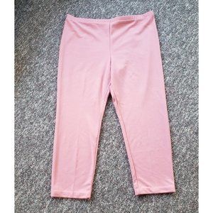 70s Pink‎ Pleated Polyester Pants